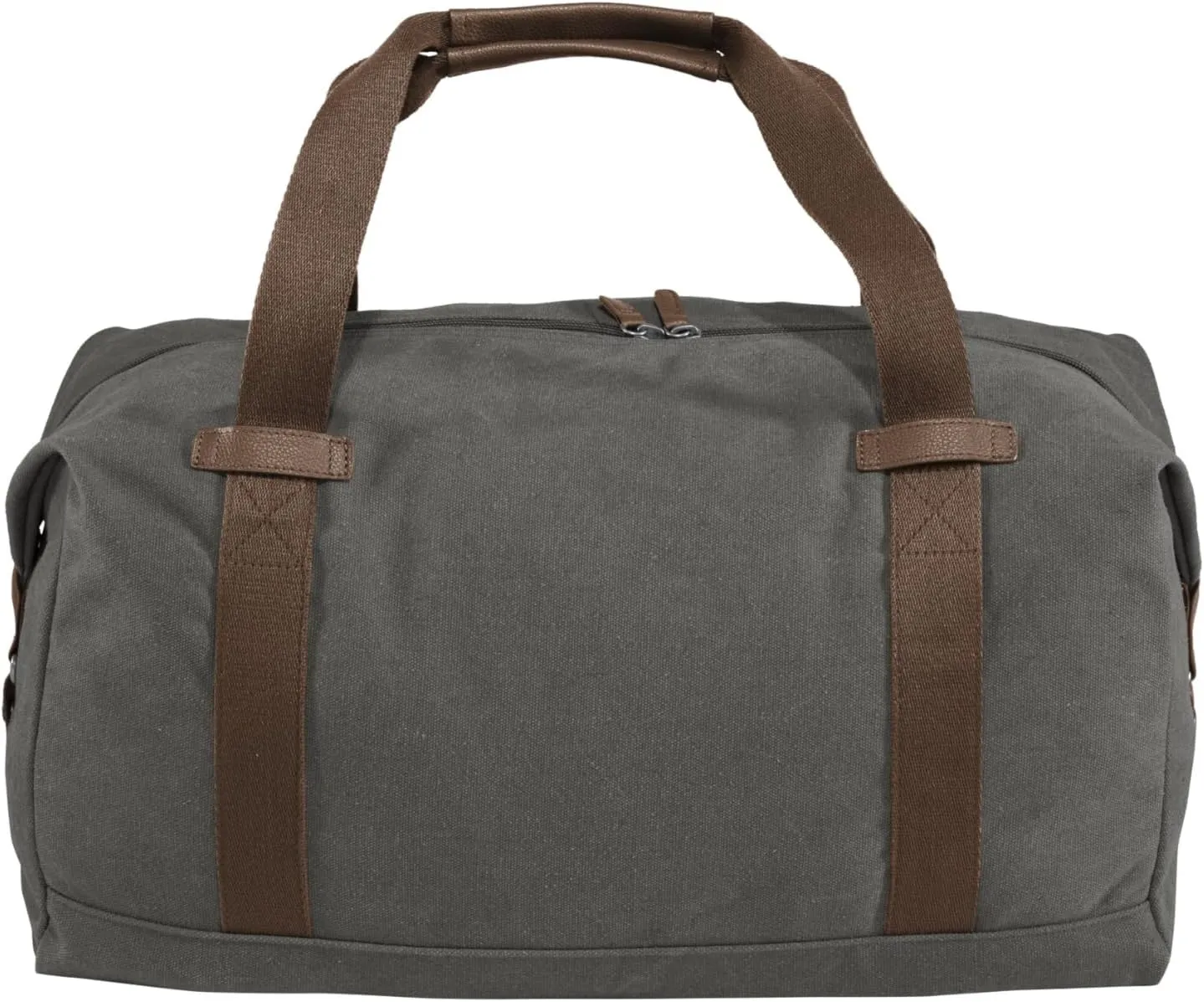 Port Authority Cotton Canvas Duffel. BG803, Dark Smoke Grey, OSFA