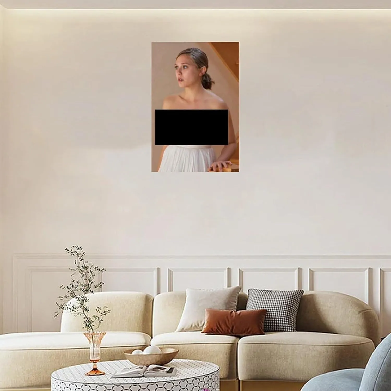 Posters Sexy Elizabeth Olsen Posters Sexy Art Posters Room Decoration PostersWall Poster Art Canvas Printing Gift Office Bedroom Aesthetic Poster 08x12inch(20x30cm) Unframe-style