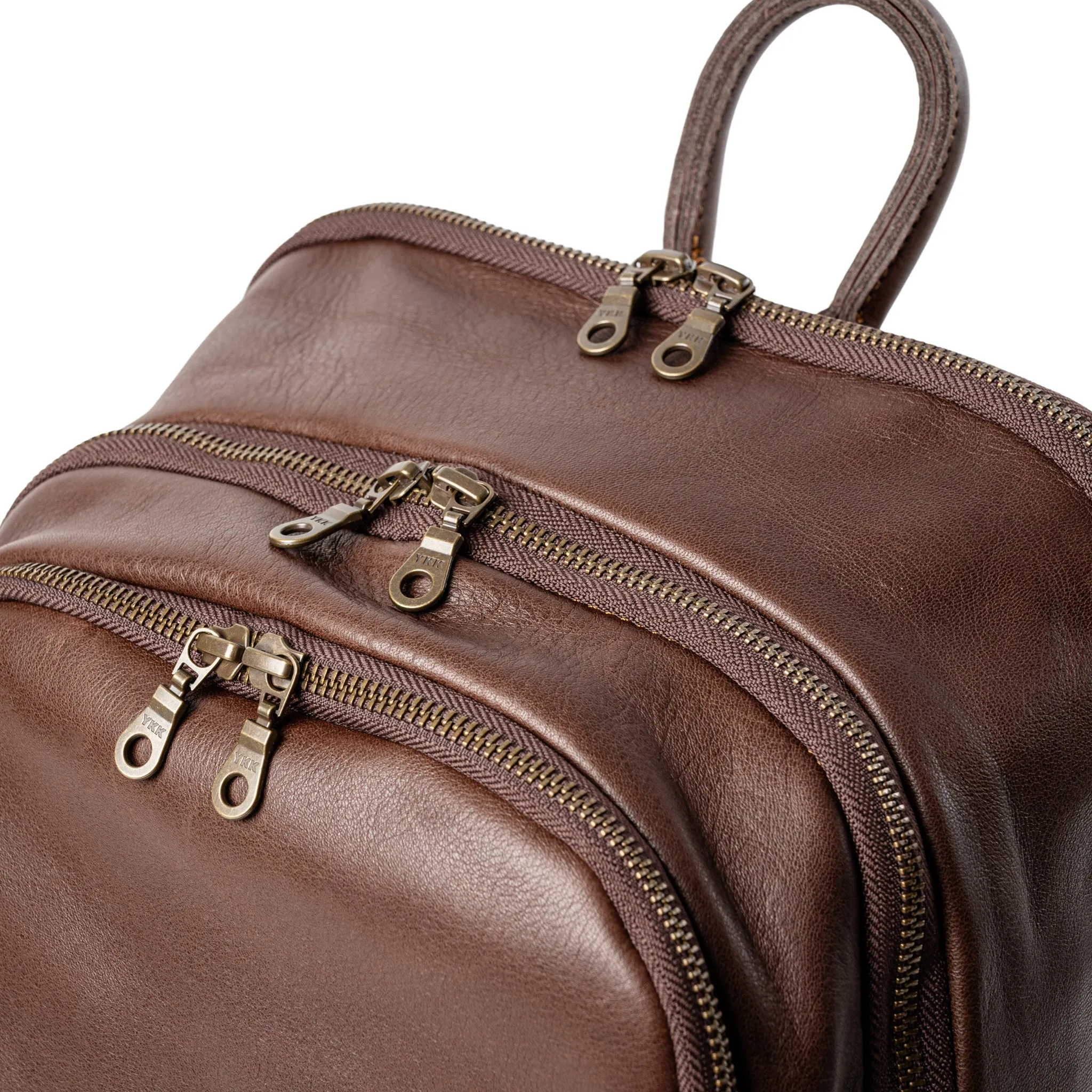 Premium 14" laptop Full Grain Buffalo Leather Backpack