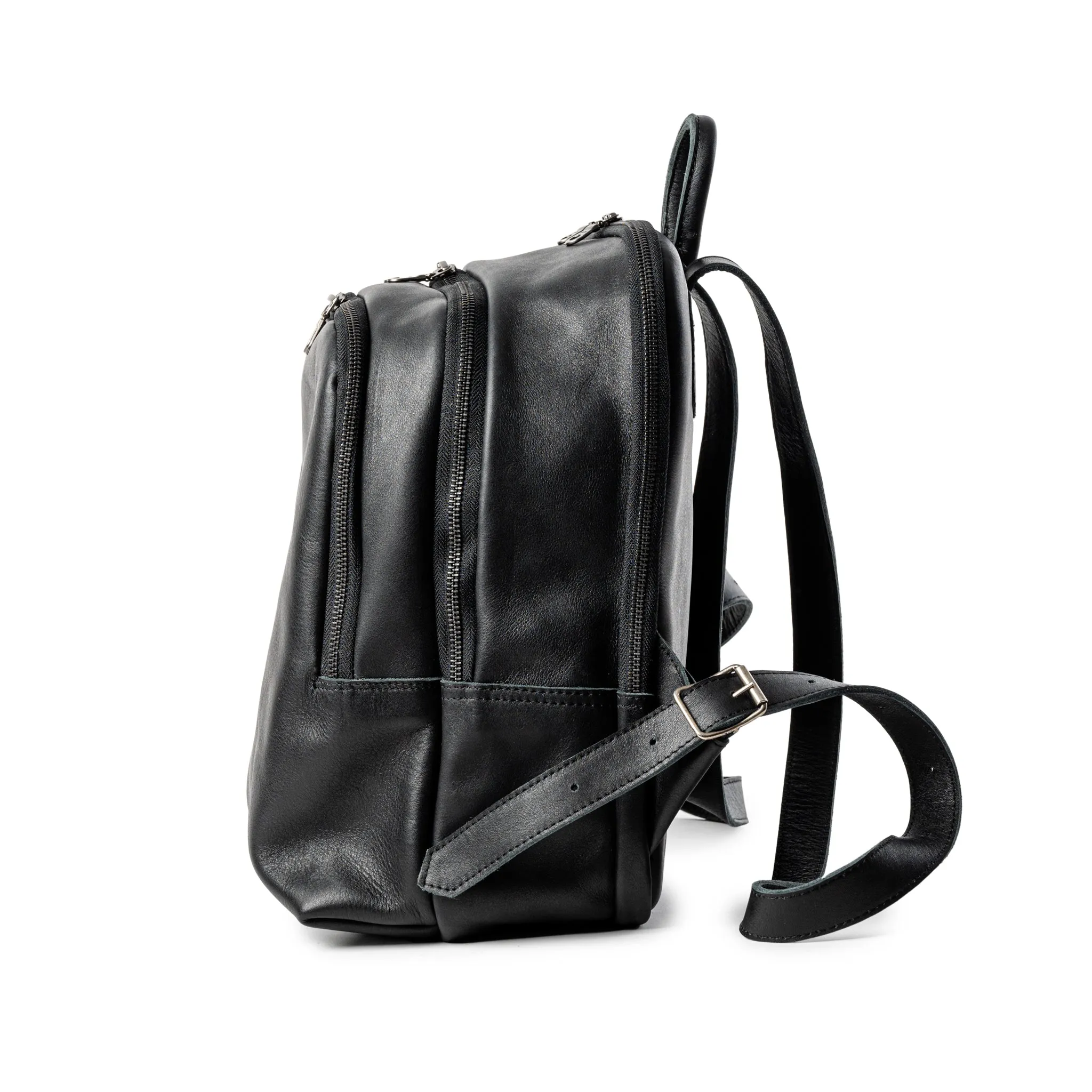 Premium 14" laptop Full Grain Buffalo Leather Backpack