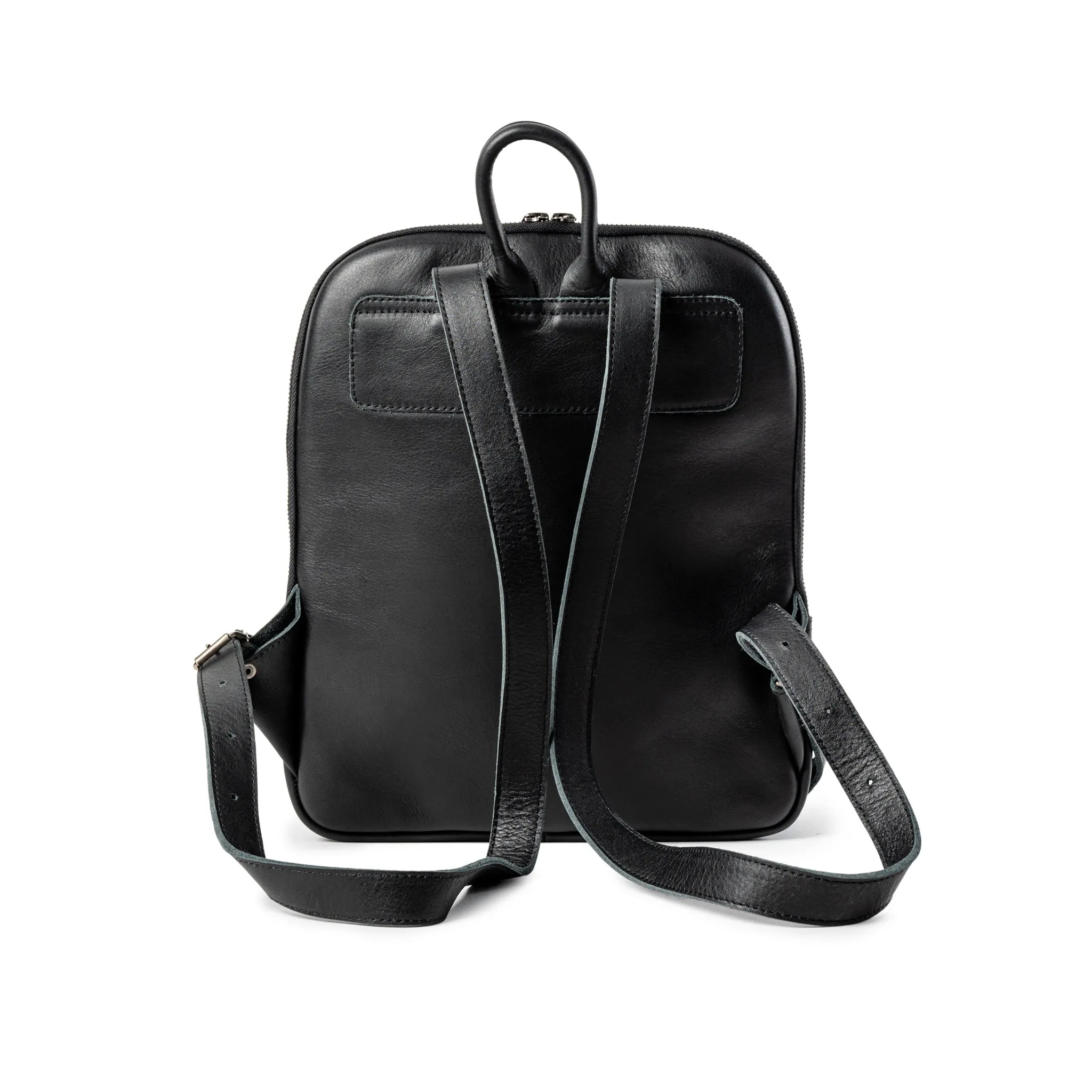 Premium 14" laptop Full Grain Buffalo Leather Backpack