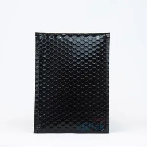 Premium Metallic Bubble Mailer 02 210 x 290mm Glossy Black