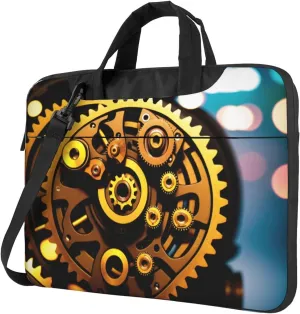 Print Flowers Laptop Shoulder Bag Notebook Computer Case Briefcase With Shoulder Straps And Handle