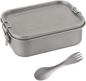 Pure Titanium Lunch Box, Square Sealed Bento Box Suitable For Outdoor Camping Or Self-driving Tours(1 800ml)