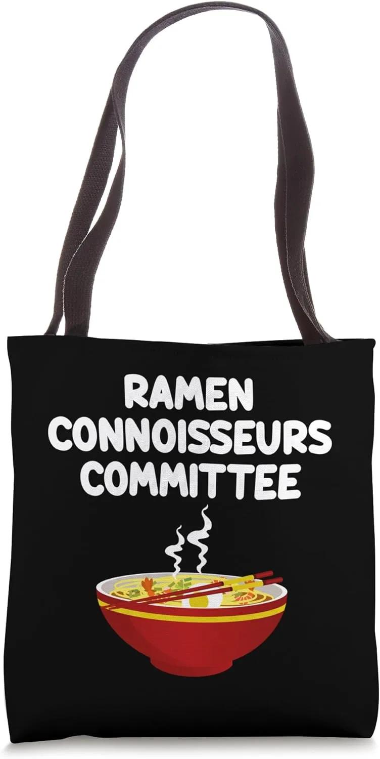Ramen Connoisseurs Committee Japanese Noodle Soup Shio Broth Tote Bag