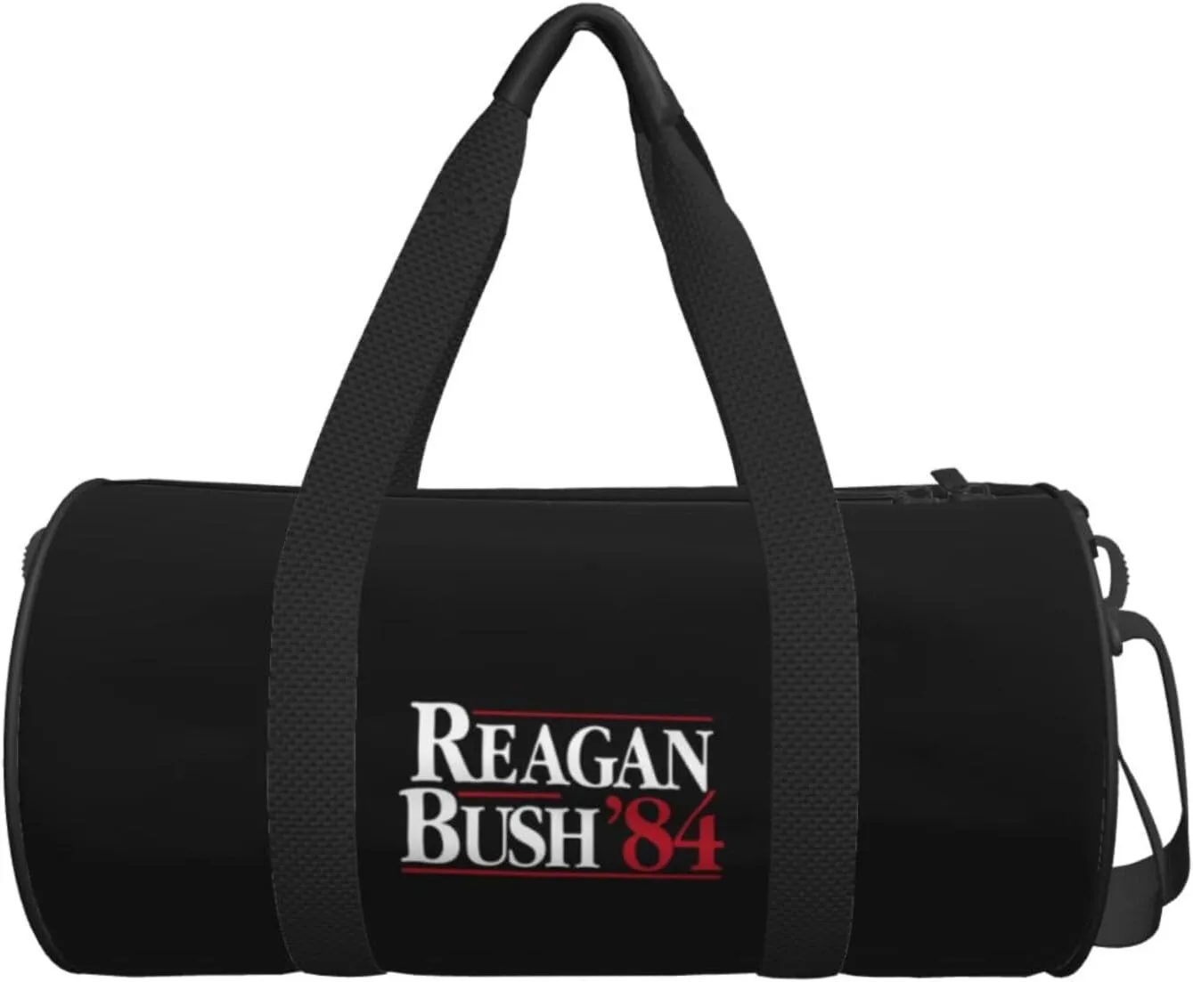 Reagan Bush 84 Travel Luggage Duffel Bag Sports Rolling Foldable Duffel Bag, Black
