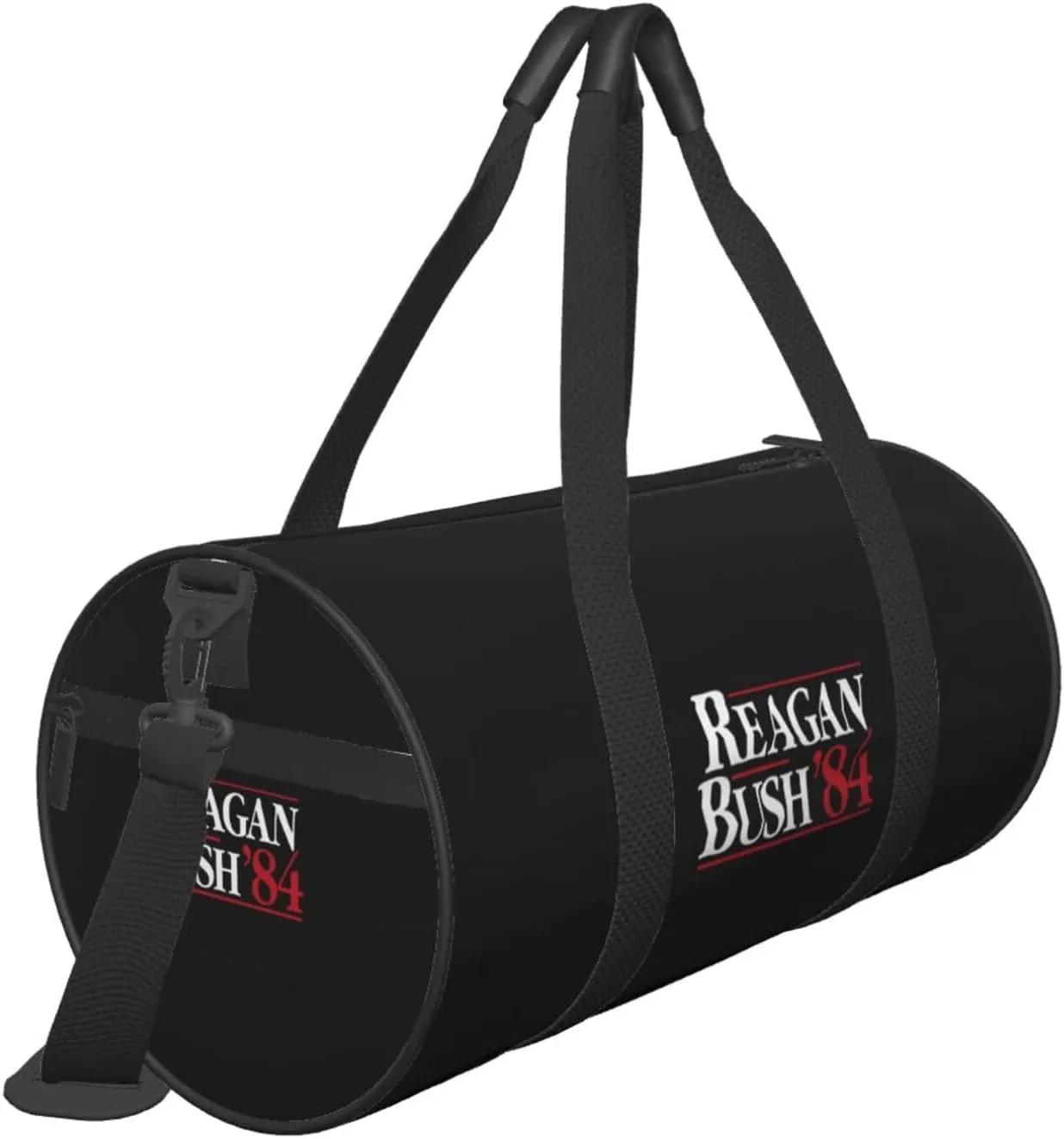 Reagan Bush 84 Travel Luggage Duffel Bag Sports Rolling Foldable Duffel Bag, Black
