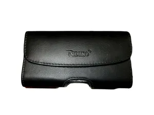 Reiko Black Leather Phone Case