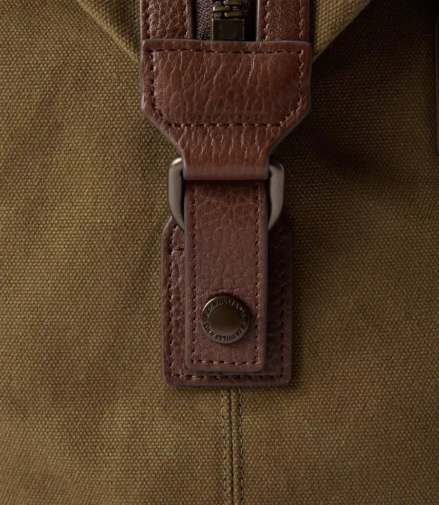 R.M.Williams - Barrenjoey Overnight Bag - Khaki/Brown