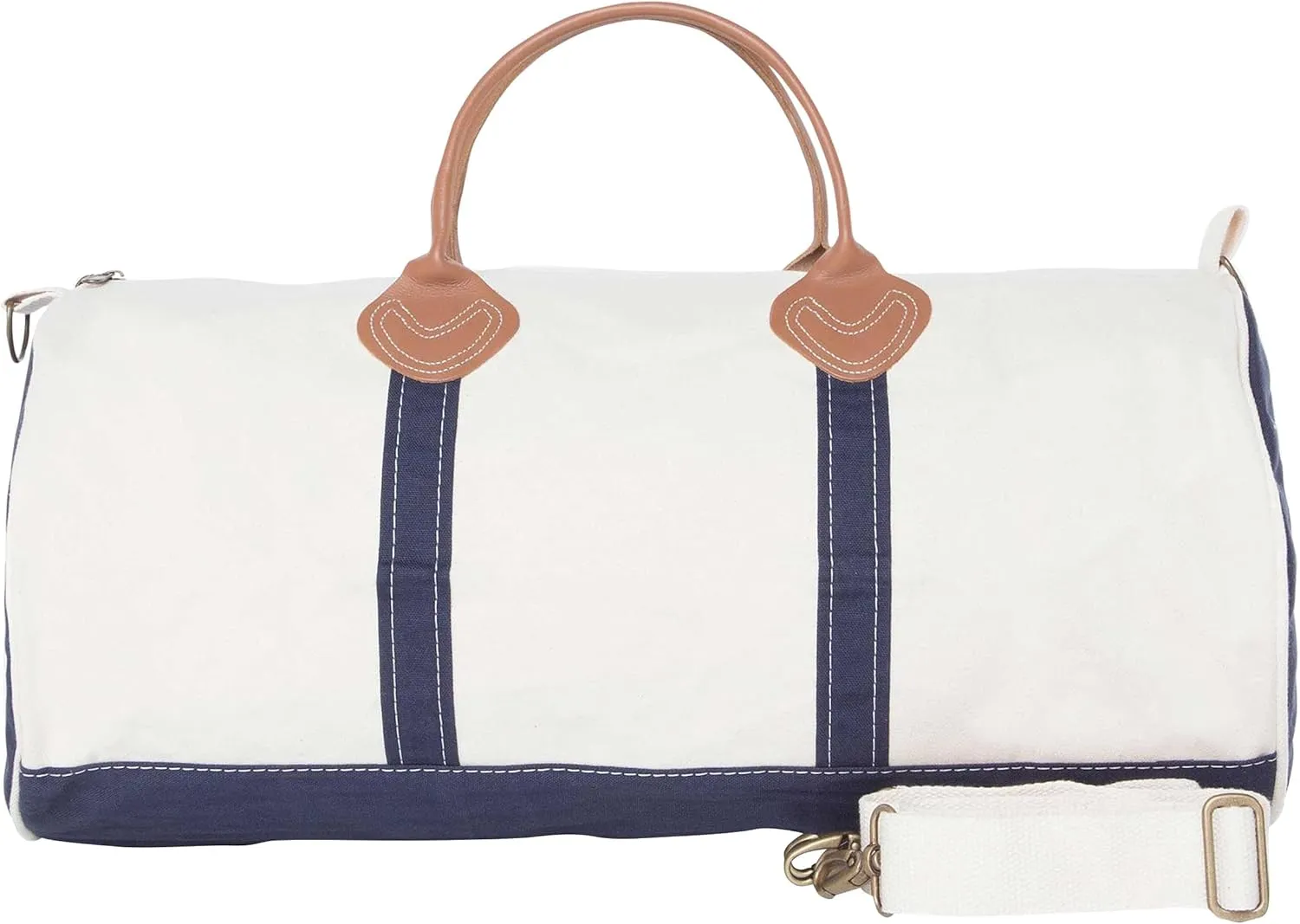Round Duffel Carry On Bag for Travel or Gym, Quality and Heavy Duty 20 oz Cotton