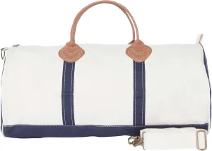 Round Duffel Carry On Bag for Travel or Gym, Quality and Heavy Duty 20 oz Cotton