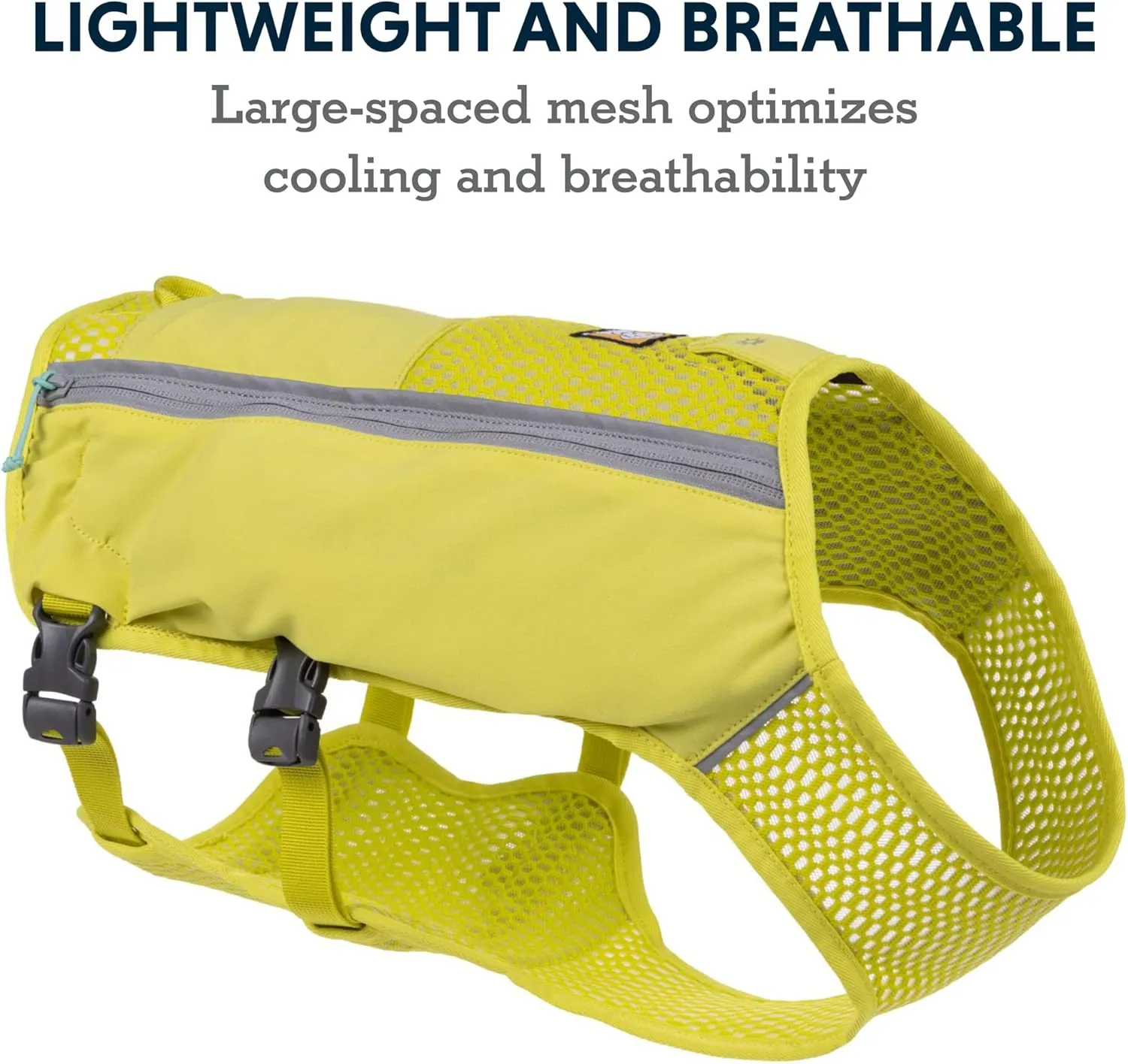 Ruffwear, Trail Runner Running Vest, with Hydration Bladder, Lichen Green, Small