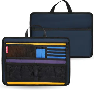 Rugged Organizer Insert for Briefcase Messenger Tote Bag Laptop iPad Computer Notebook Document
