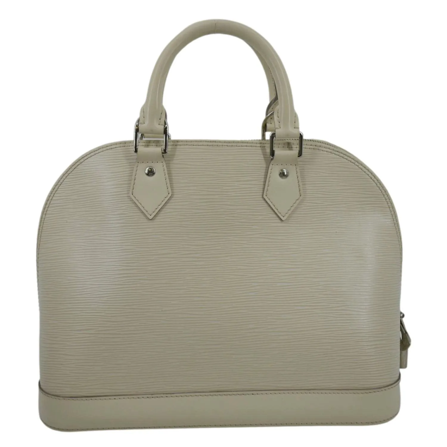Satchel Bag Massive bargain LOUIS Leather PM Alma VUITTON Epi Ivory Monthly deal
