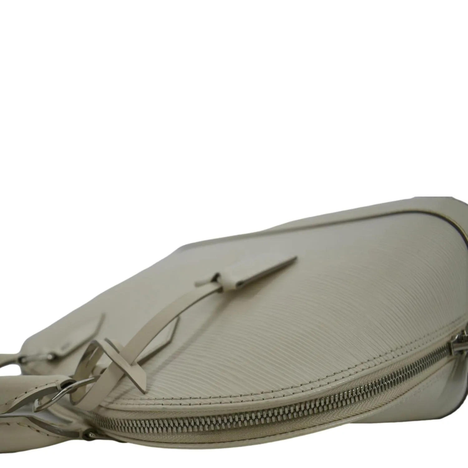 Satchel Bag Massive bargain LOUIS Leather PM Alma VUITTON Epi Ivory Monthly deal