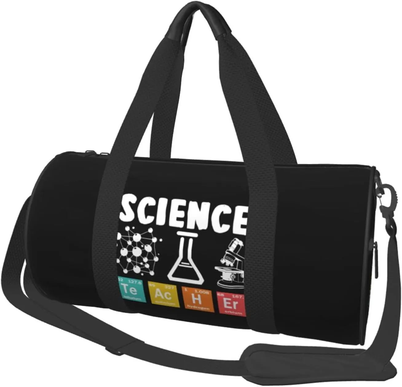 Science Teacher Chemist Physicist Duffel Bag Gym Bag Travel Sports Tote Large Foldable Beach Swim Yoga22