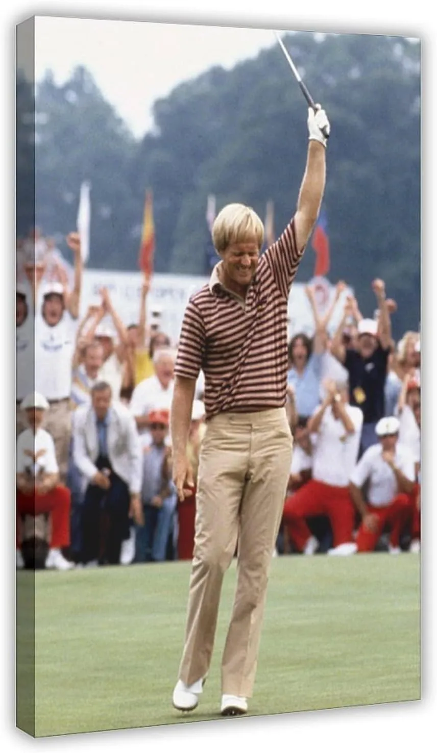 SELcoa Jack Nicklaus Golf Poster85 Canvas Poster Wall Art Decor Print Picture Paintings for Living Room Bedroom Decoration Frame:20x30inch(50x75cm)