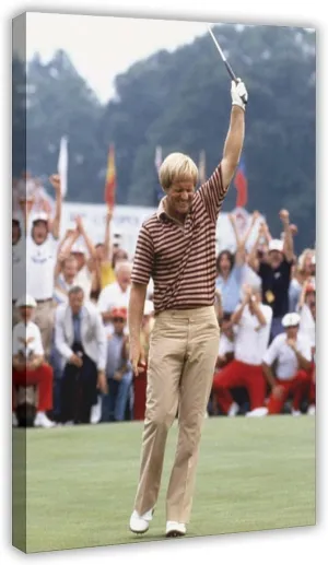 SELcoa Jack Nicklaus Golf Poster85 Canvas Poster Wall Art Decor Print Picture Paintings for Living Room Bedroom Decoration Frame:20x30inch(50x75cm)