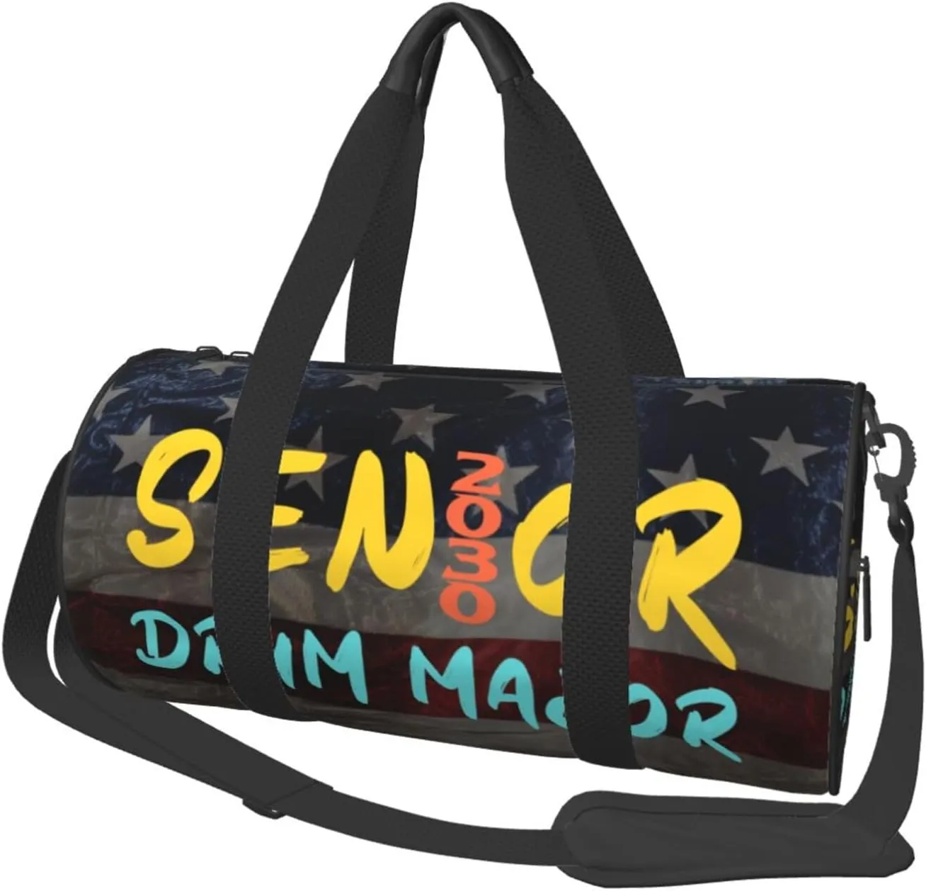 Senior 2030 Drum Major Duffel Bag Gym Bag Travel Sports Tote Large Foldable Beach Swim Yoga8