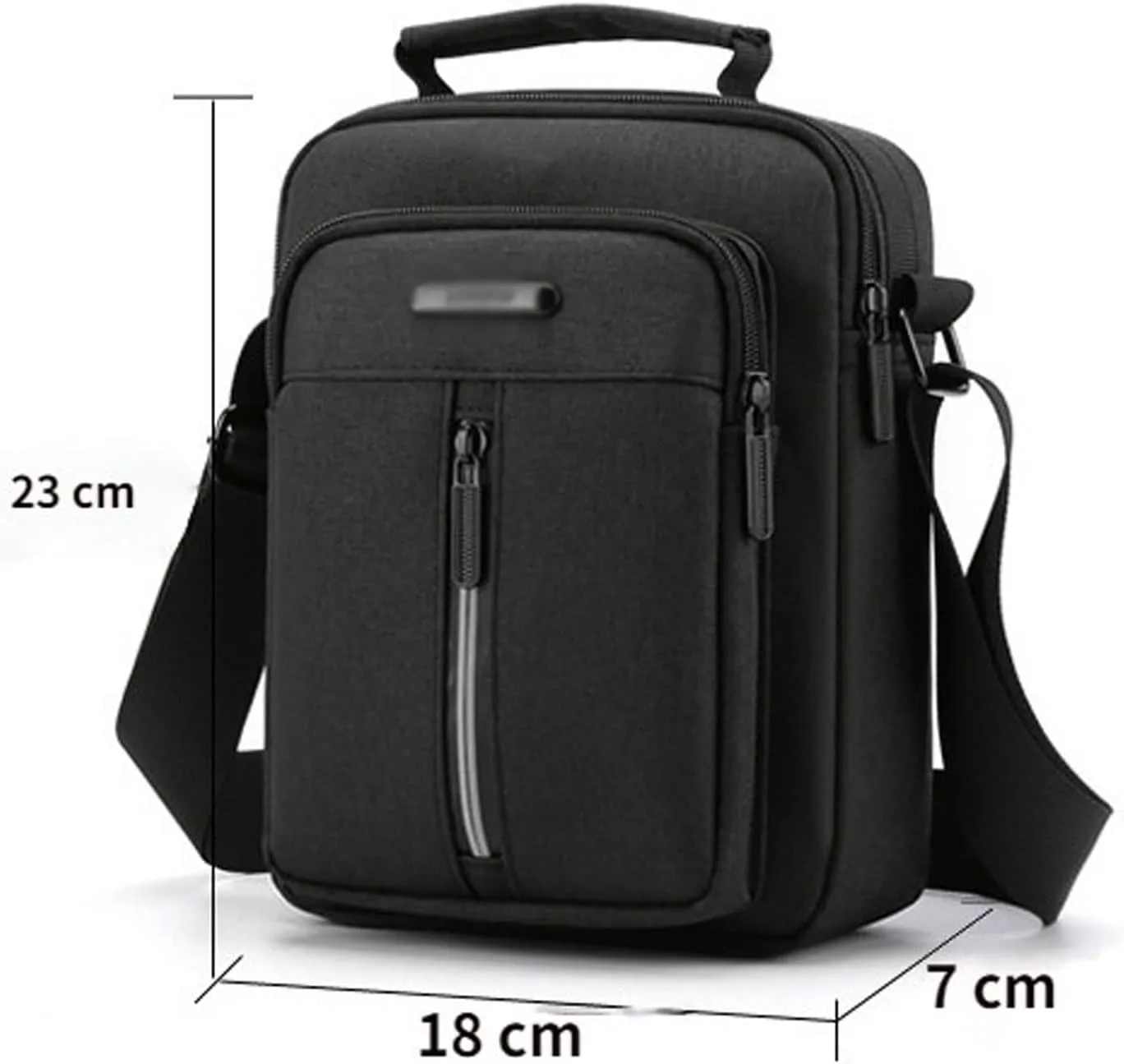 Shoulder Bags Single Shoulder Bag Handbag Multi Function Outdoor Leisure Messenger Bag(Black)