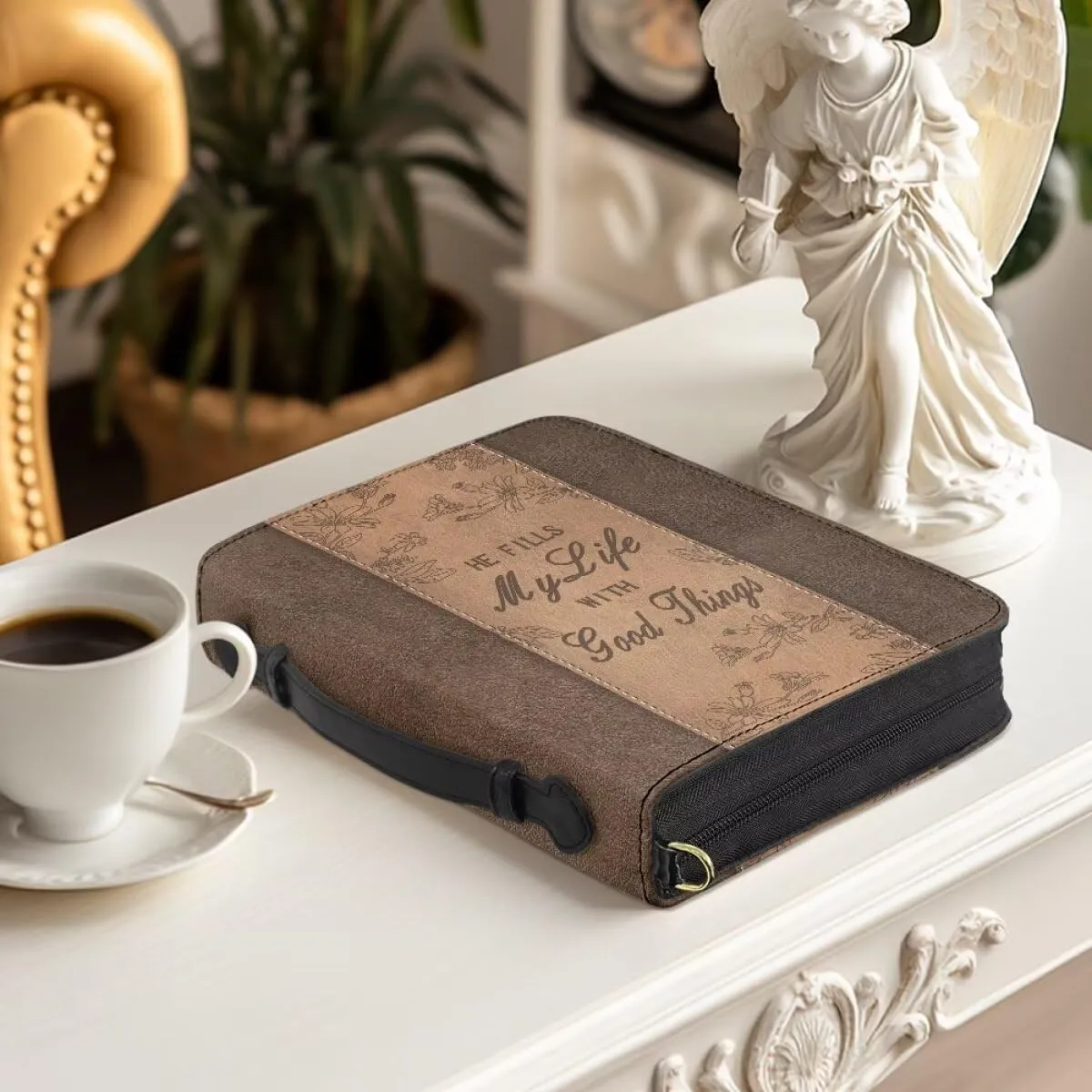 Shoulder Strap Bag Bible Bag for Women Bible Cover Bible Case with Handle Zipper Christmas Gift for Mother