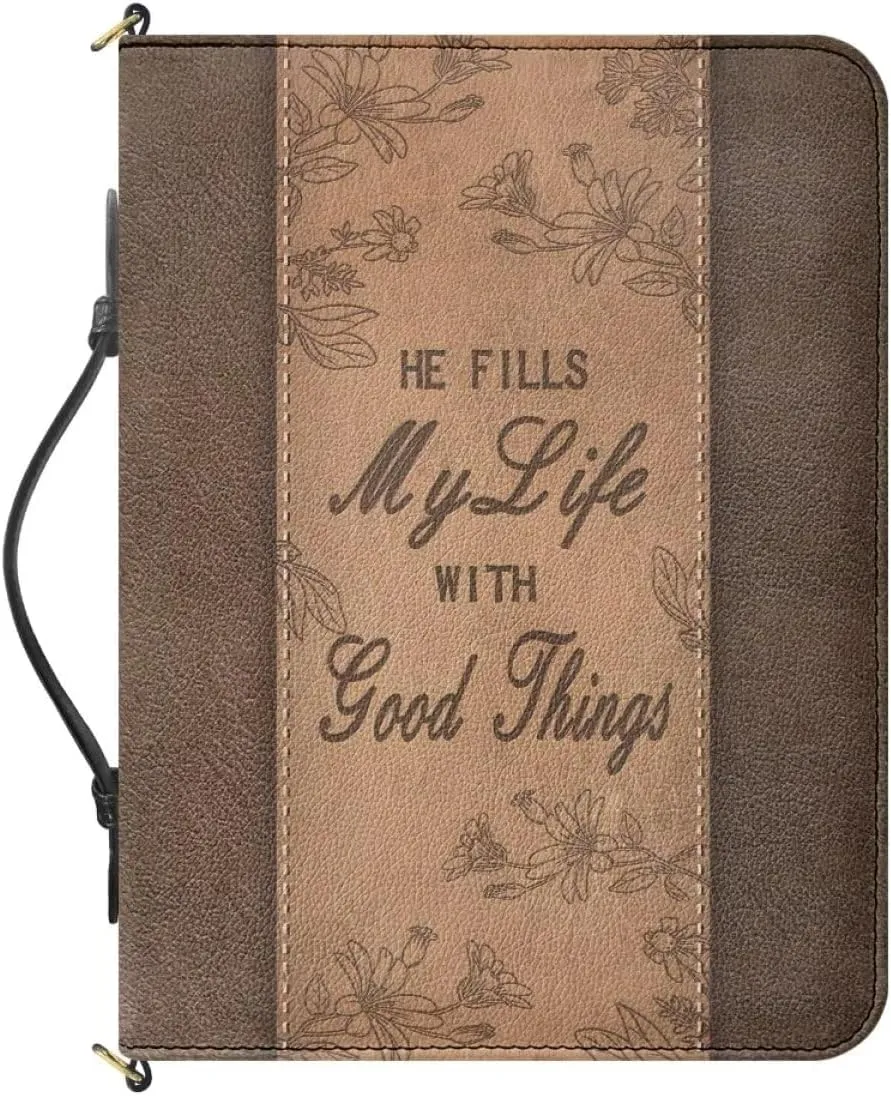 Shoulder Strap Bag Bible Bag for Women Bible Cover Bible Case with Handle Zipper Christmas Gift for Mother