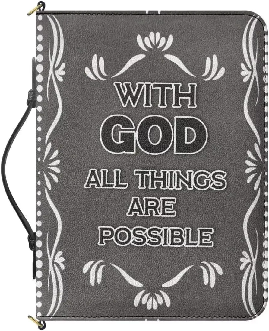 Shoulder Strap Bag for Women Bible Bag for Women Bible Cover Bible Case with Handle Zipper Handbag Gift for Mom