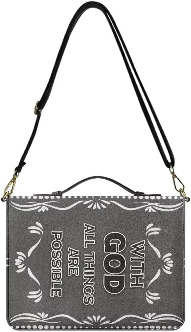 Shoulder Strap Bag for Women Bible Bag for Women Bible Cover Bible Case with Handle Zipper Handbag Gift for Mom