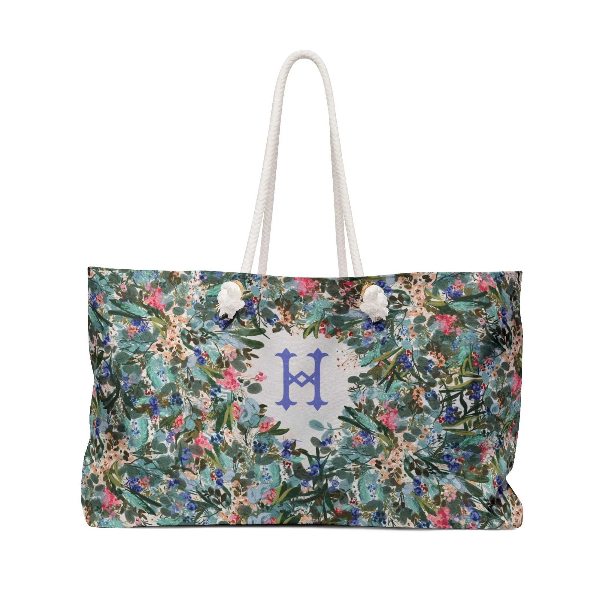 Siesta Key Monogrammed Carry-All Tote