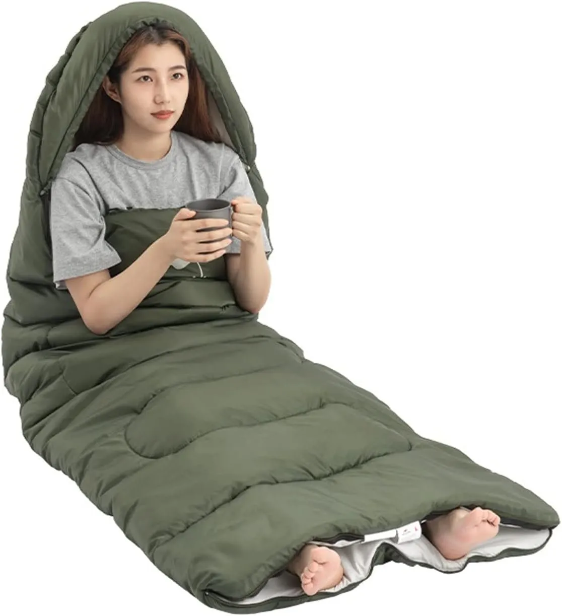 Sleeping Bags Sleeping Bag Lightweight Waterproof Sleeping Bag Ultralight Cotton Winter Sleeping Bag Outdoor Camping Sleeping Bag