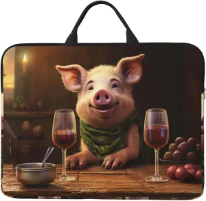 Smiling Laptop Case Sleeve 14" Laptop Bag Shockproof Computer Carrying Cover Protective Notebook Case