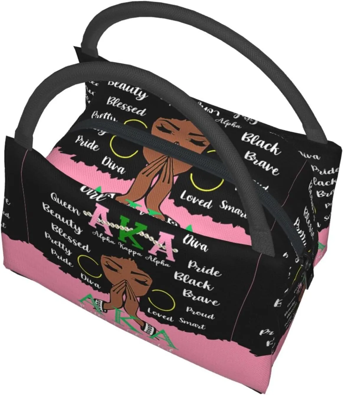 Sorority Gifts For Women Reusable Lunch Tote Insulated Cooler Bag Lunch Box Handbag Lunch Bag For Women