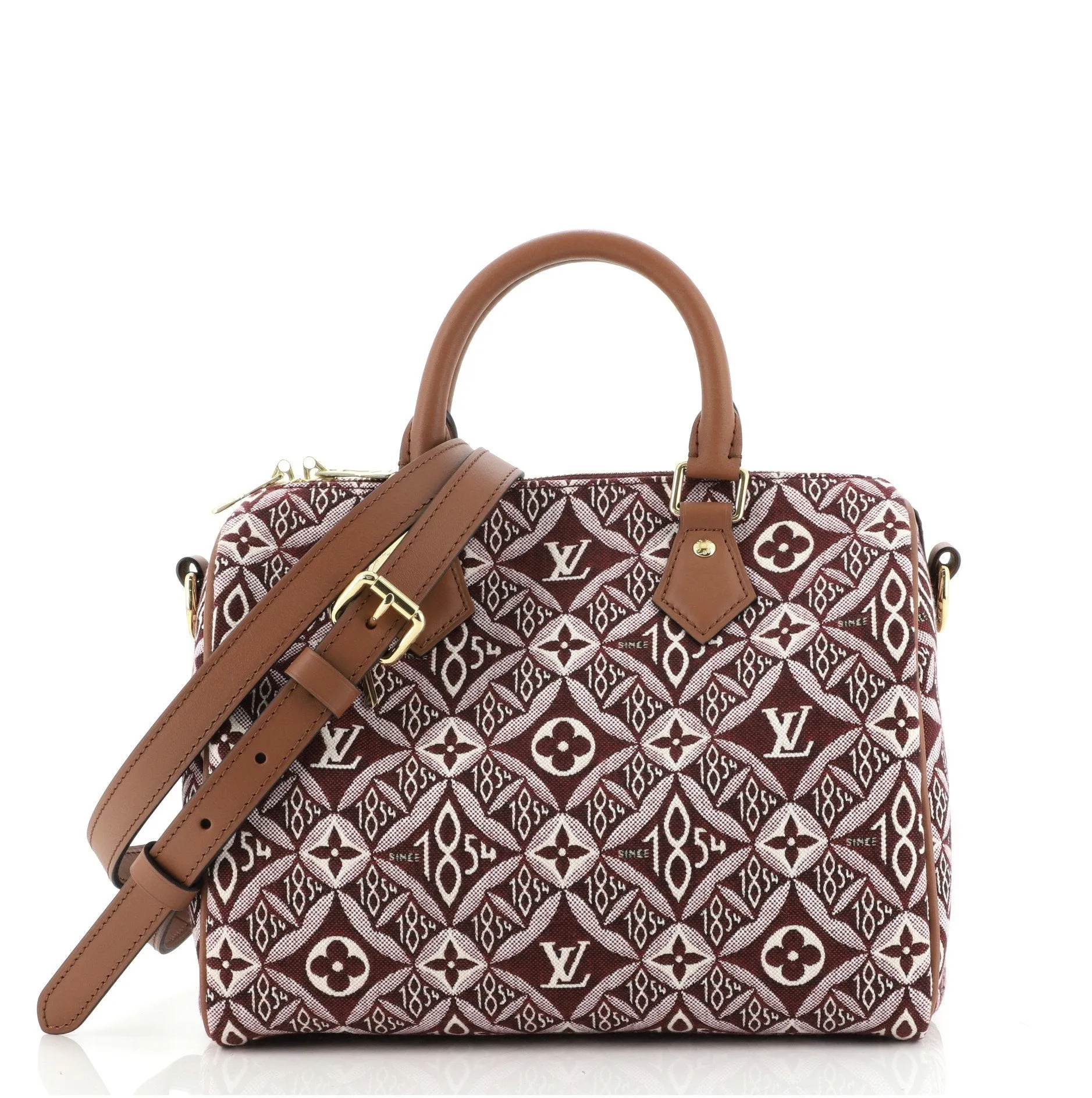 Speedy Bandouliere Bag Limited Edition Since 1854 Monogram Jacquard 25