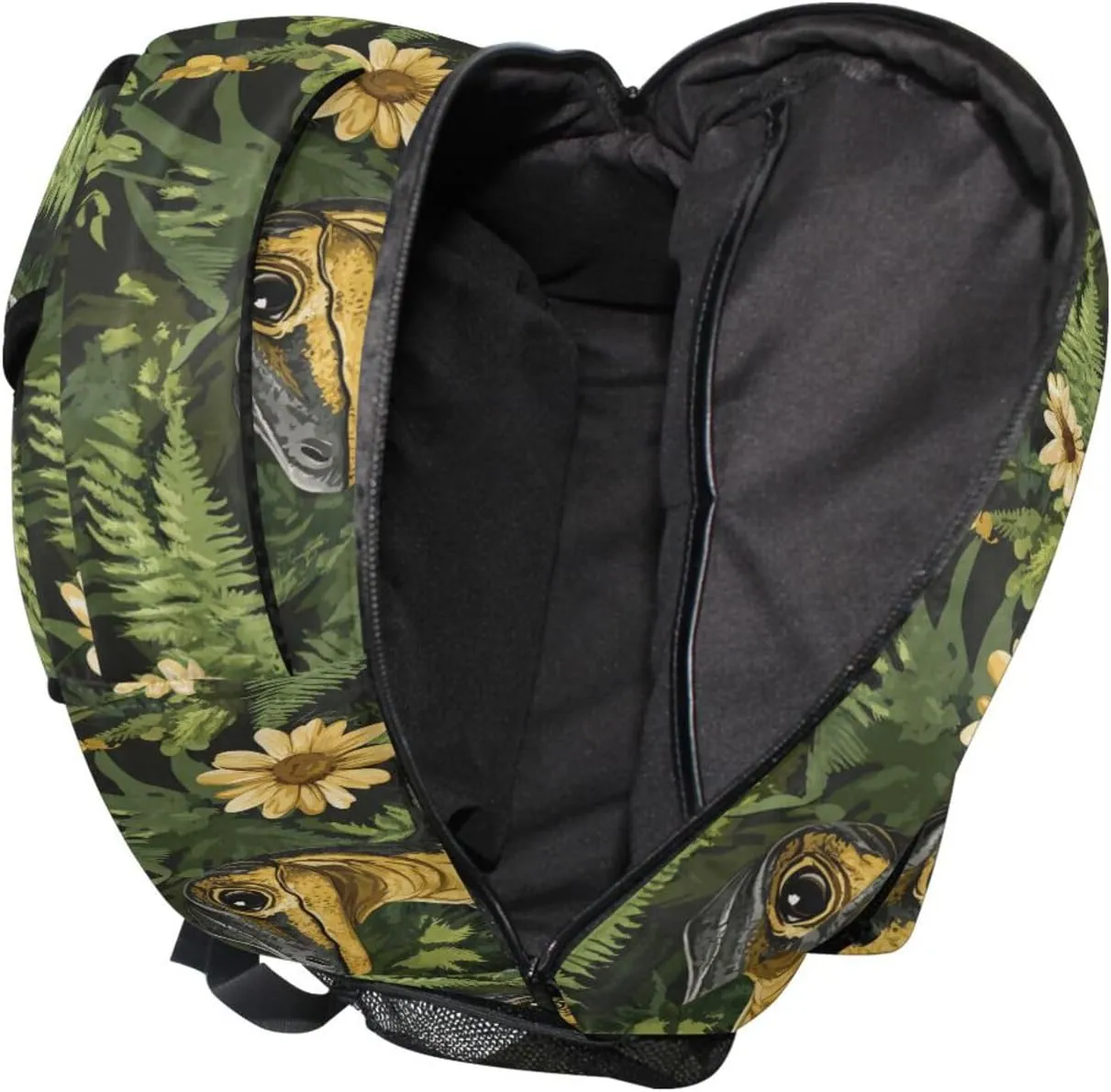 Sport Backpack for Unisex Adult Waterproof Backpack with Chest Strap for Travel Trip Beauty Dinosaur Velociraptor Personalized