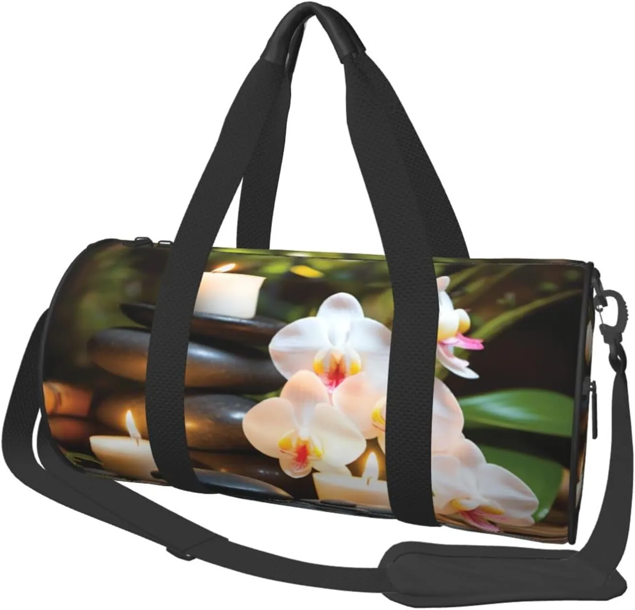 Sports Gym Bag for Women Men Travel Duffel Bag Tote Weekender Bag Carry on Overnight Bag for Travel Swimming Fitness Workout Sports Relaxation with Massage Spa Duffle Bag
