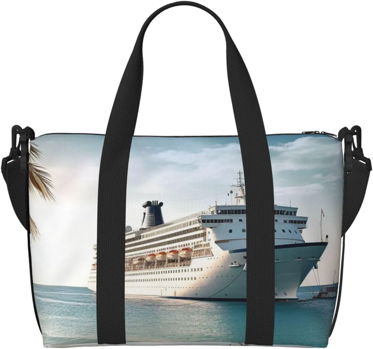 Sports Gym Bag for Women Men Travel Duffel Bag Tote Weekender Bag Carry on Overnight Bag for Travel Swimming Fitness Workout Sports Seaside Cruise Ship Duffle Bag