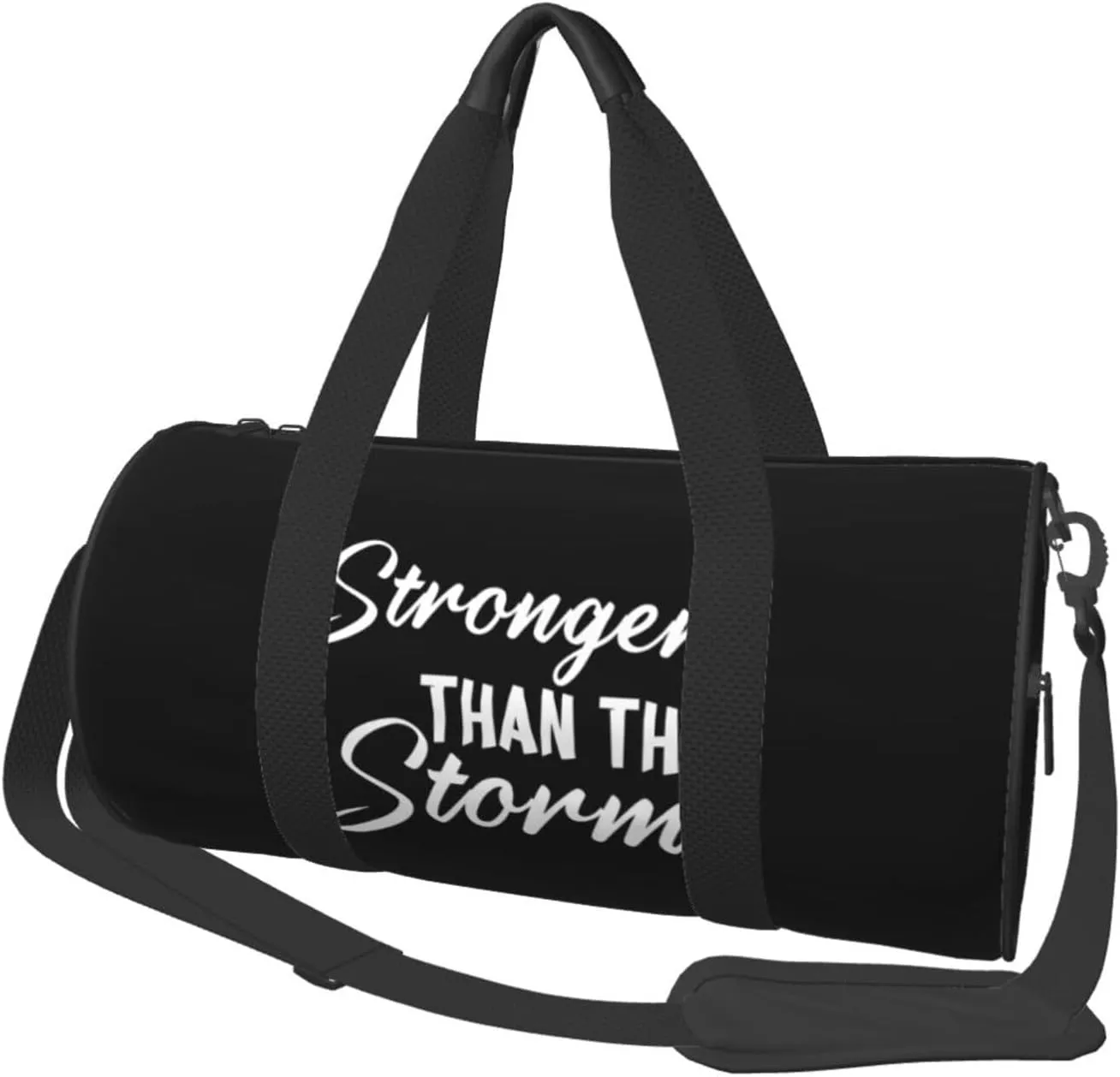 Stronger Than The Storm Duffel Bag Gym Bag Travel Sports Tote Large Foldable Beach Swim Yoga8