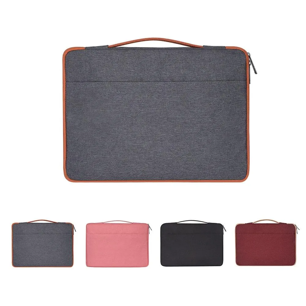 Stylish Laptop Handbag for Macbook & More - Polyester & Nylon - Pink