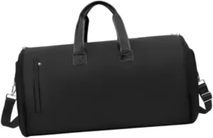 Suit Bag Tote Portable Business Travel Bag for Hiking for Men Women Trip Holiday, Black