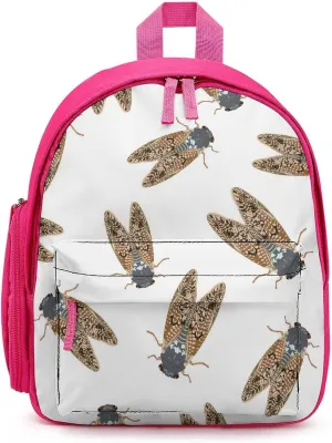 Summer Cicada Cute Backpack Lightweight Travel Daypack Basic Notebook Bag with Pockets