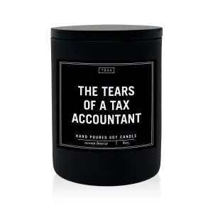 Tears of a Tax Accountant Candle