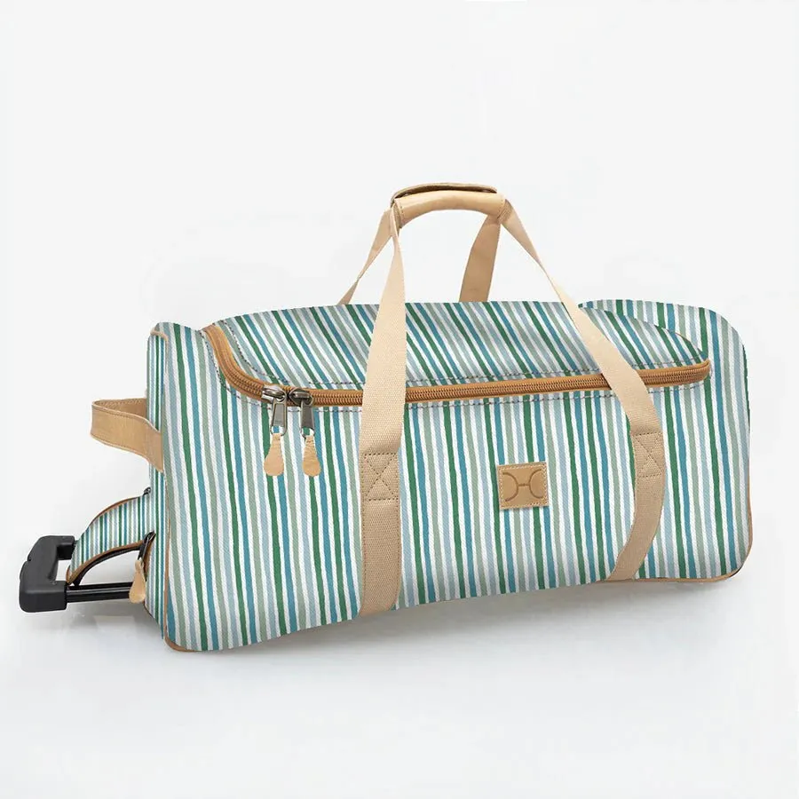 Thandana Laminated Fabric Kids Wheeled Duffel Bag