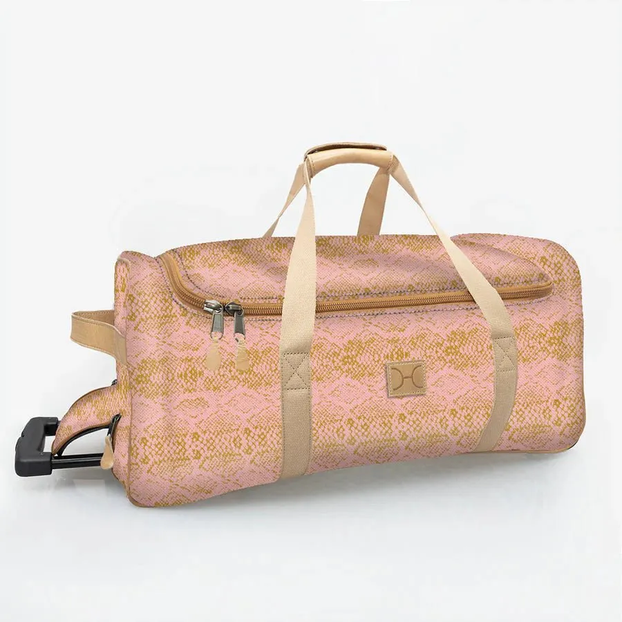 Thandana Laminated Fabric Kids Wheeled Duffel Bag