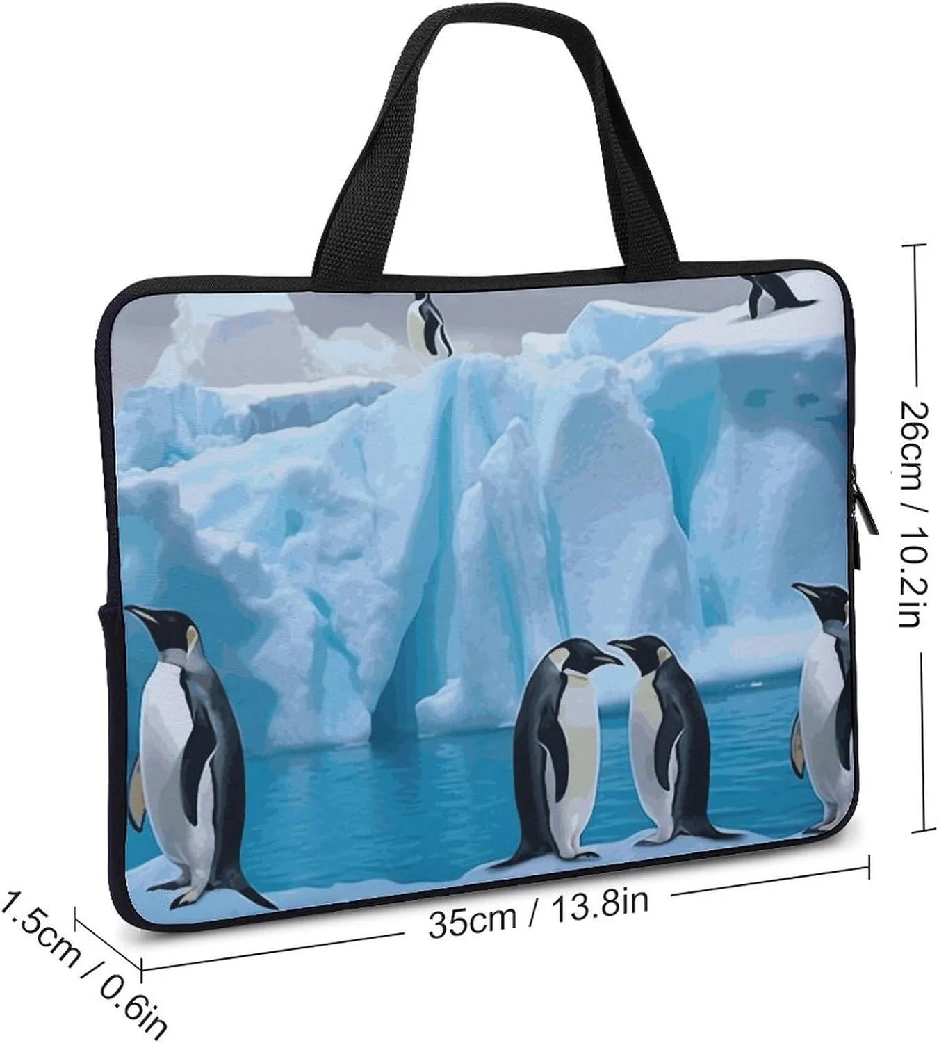 The Iceberg Laptop Bag Durable Laptop Sleeve Water-Resistant Notebook Bag for Computer Or Tablet