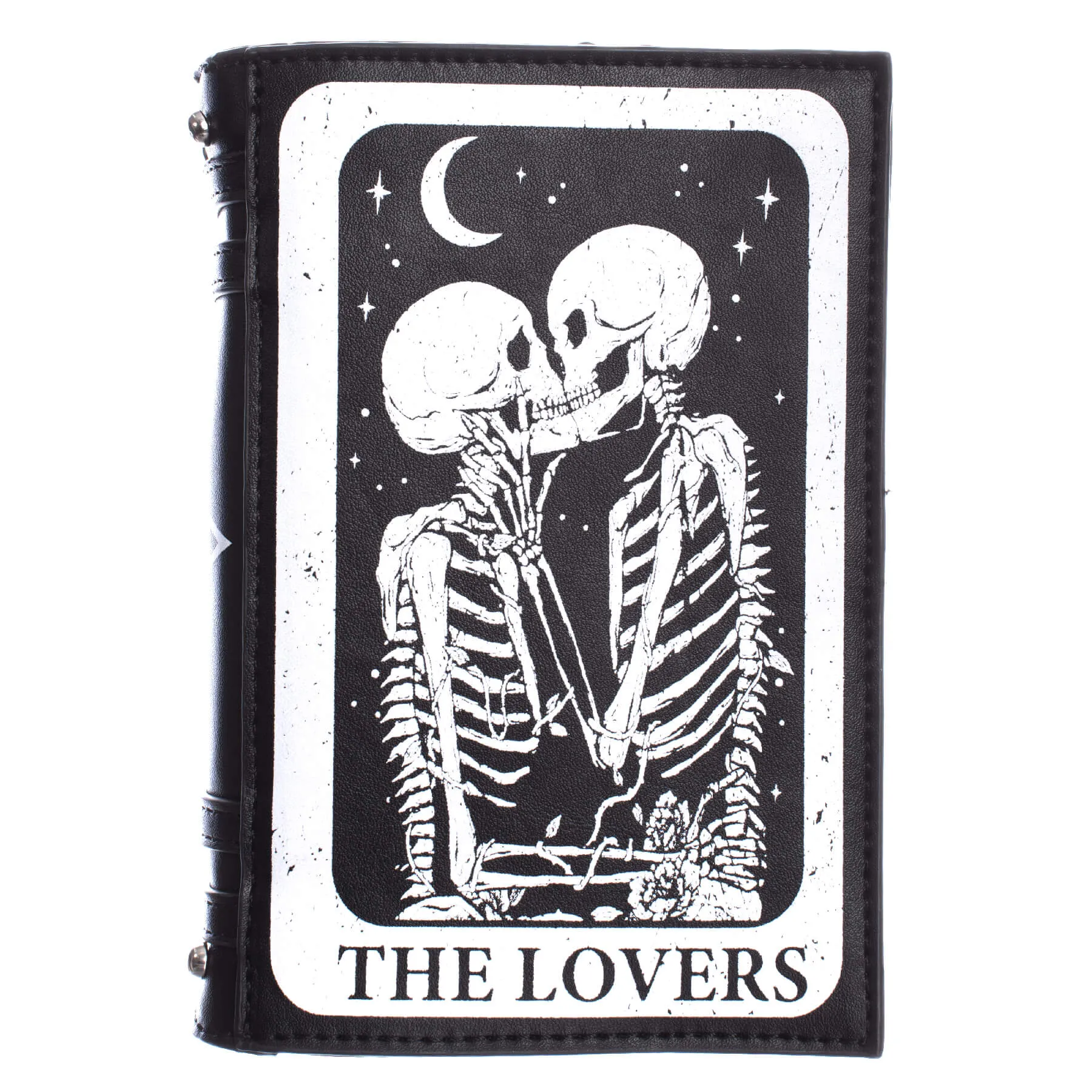 THE LOVERS TAROT NOTEBOOK BAG - BLACK