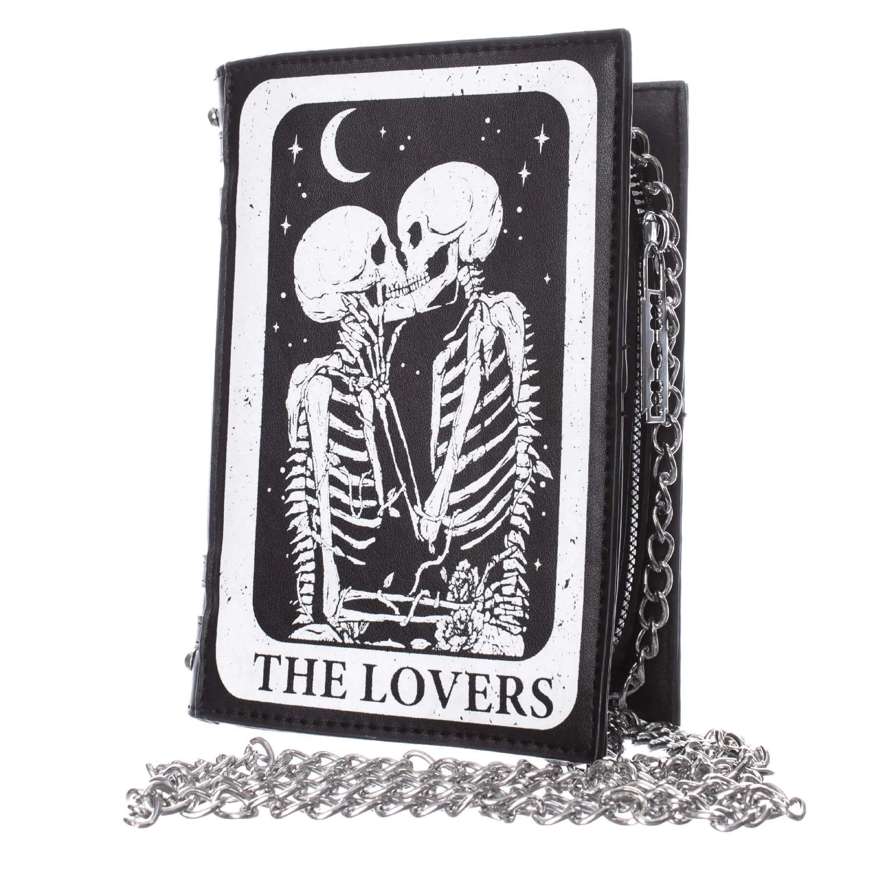 THE LOVERS TAROT NOTEBOOK BAG - BLACK