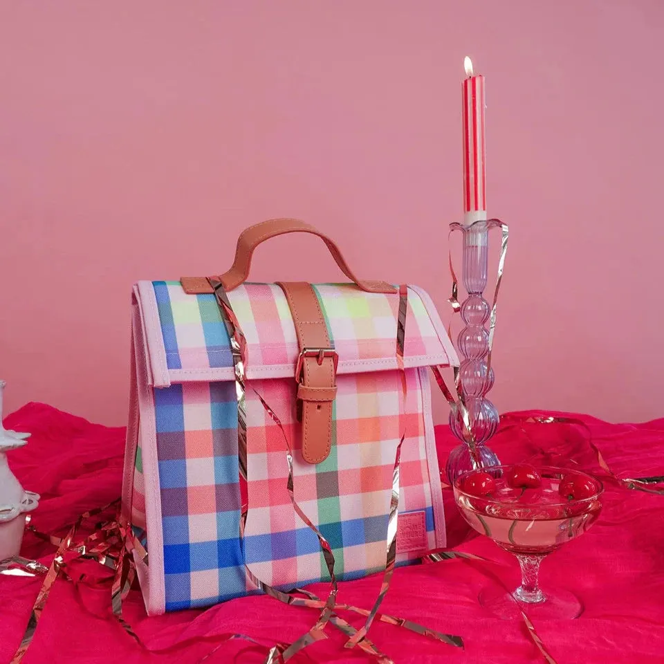 The Somewhere Co. Insulated Lunch Satchel - Sugarplum