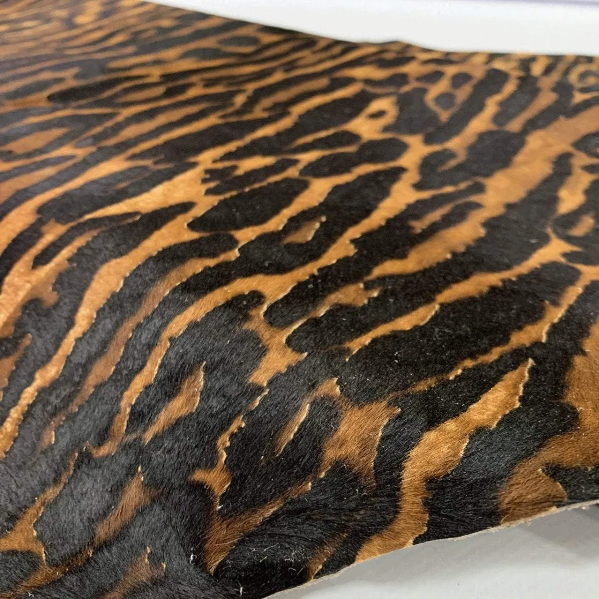 Tiger Patterned Pony leather