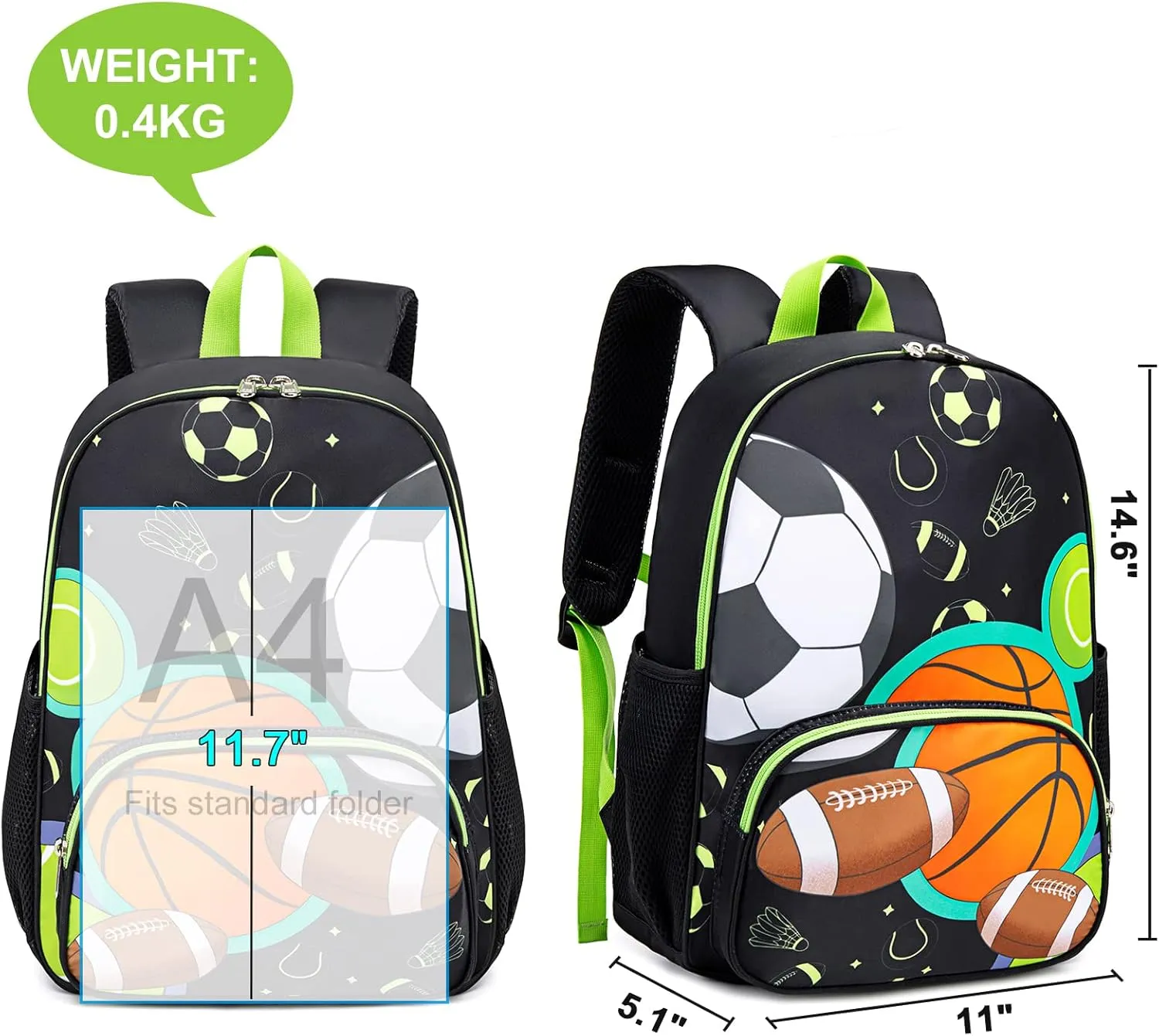 Toddler Backpack Boys Cute Soccer Kids School Backpack Preschool Kindergarten Bookbags Nursery Daycare Toddler Bags