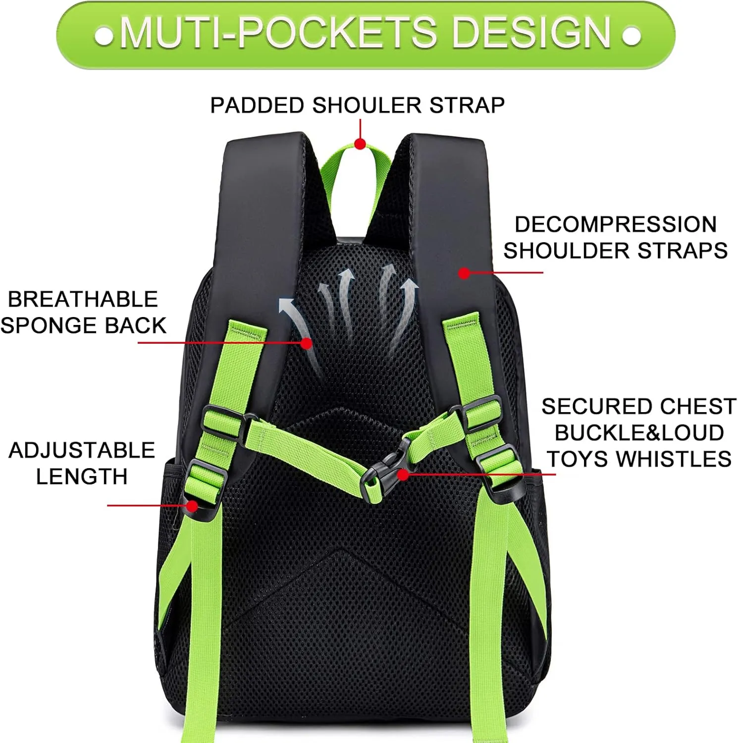 Toddler Backpack Boys Cute Soccer Kids School Backpack Preschool Kindergarten Bookbags Nursery Daycare Toddler Bags